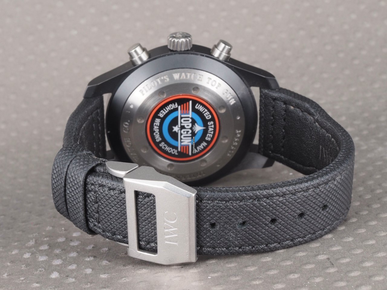 IMG_9081 IWC Pilot Chronograph Top Gun Mens watch Unisex Automatic Ceramic IW388007 Replica 4