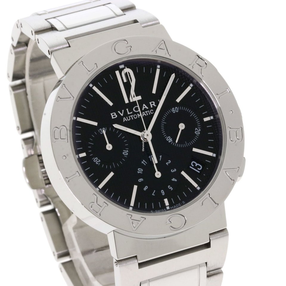 Bulgari Bulgari Mens watch Unisex Automatic Steel BB38SS DCH N Replica 4