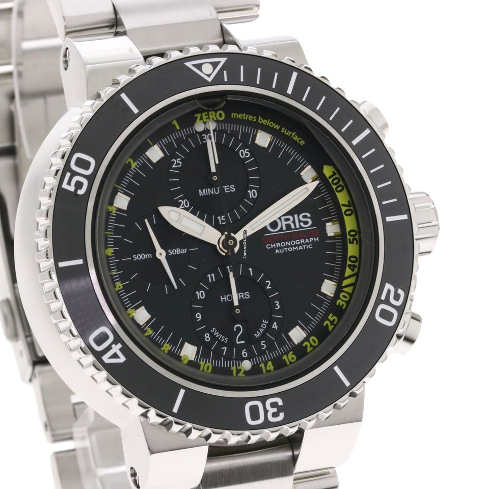 IMG_9081 Oris Aquis Depth Gauge Mens watch Unisex Automatic Steel 01.774.7708.4154 Replica 4