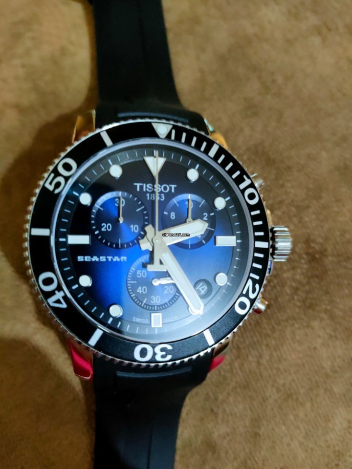 Tissot Seastar 1000 Mens watch Unisex Quartz Steel T120.417.17.041.00 Replica 4