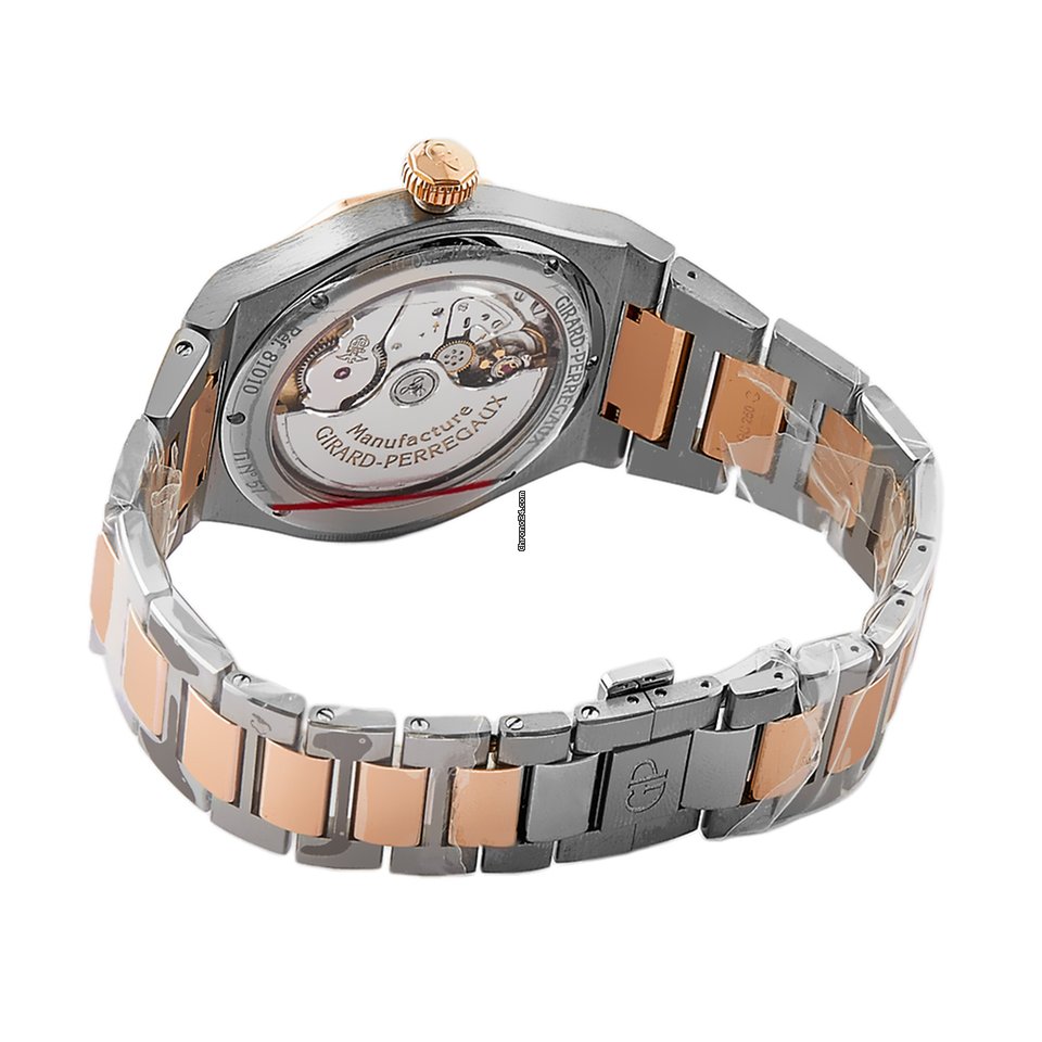 IMG_9081 Girard Perregaux Laureato Mens watch Unisex Automatic Steel 81010-26-232-26A Replica 4