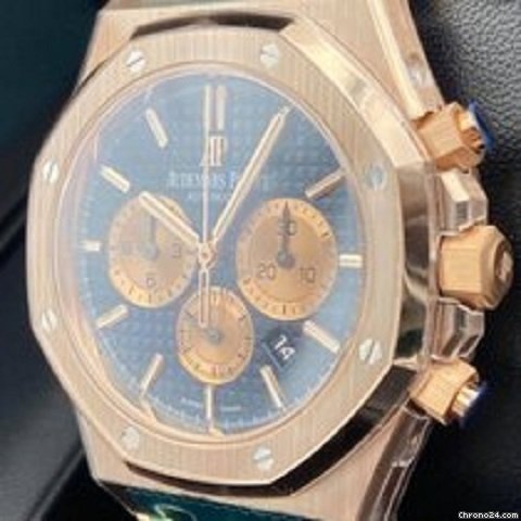 Audemars Piguet Royal Oak Chronograph Mens watch Unisex Automatic Rose gold 26331OR.OO.1220OR.01 Replica 4