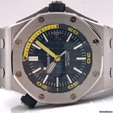 IMG_9081 Audemars Piguet Royal Oak Offshore Diver Mens watch Unisex Automatic Steel 15710ST.OO.A027CA.01 Replica 4