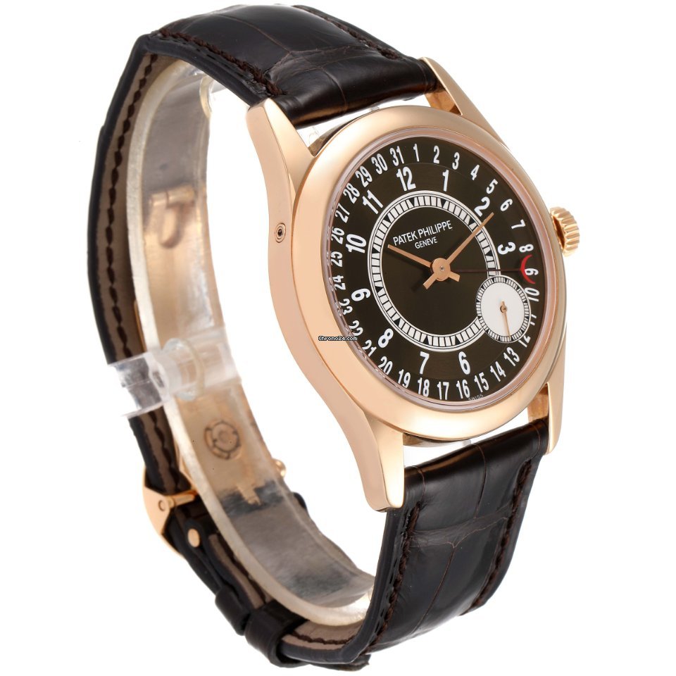 IMG_9081 Patek Philippe Calatrava Mens watch Unisex Automatic Rose gold 6000R Replica 4
