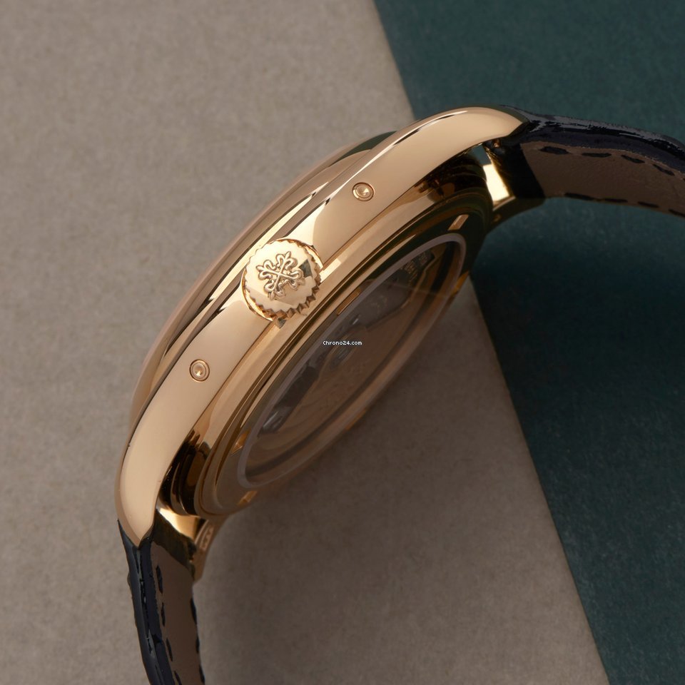 IMG_9081 Patek Philippe Annual Calendar Mens watch Unisex Automatic Yellow gold 5146J-001 Replica 4