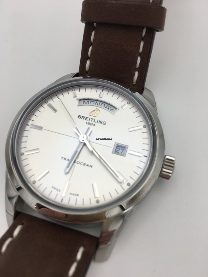 Breitling Transocean Day & Date Mens watch Unisex Automatic Steel A4531012|G751|437X|A20BA.1 Replica 4