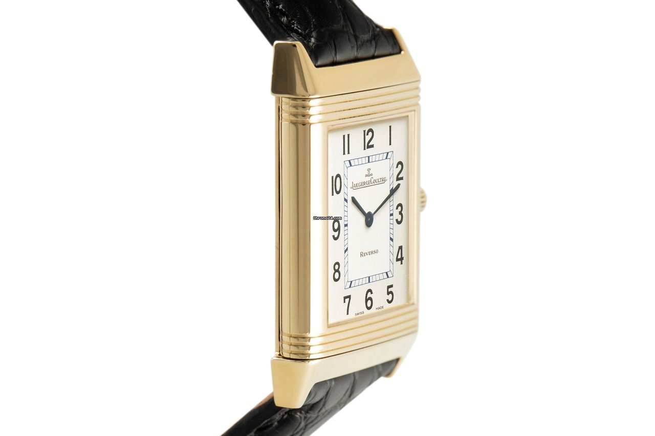 Jaeger-LeCoultre Reverso Mens watch Unisex Quartz Yellow gold 252.1.08 Replica 4