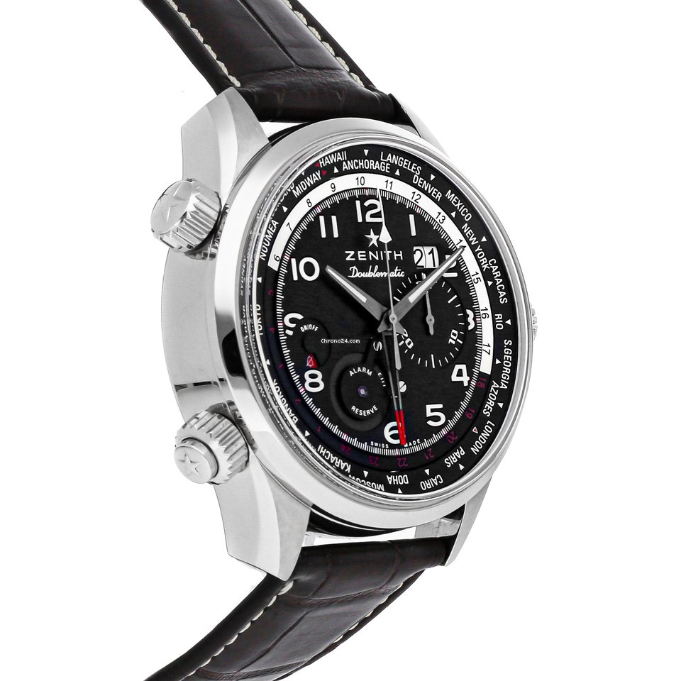 IMG_9081 Zenith El Primero Doublematic Mens watch Unisex Automatic Steel 03.2400.4046 21.C721 Replica 4