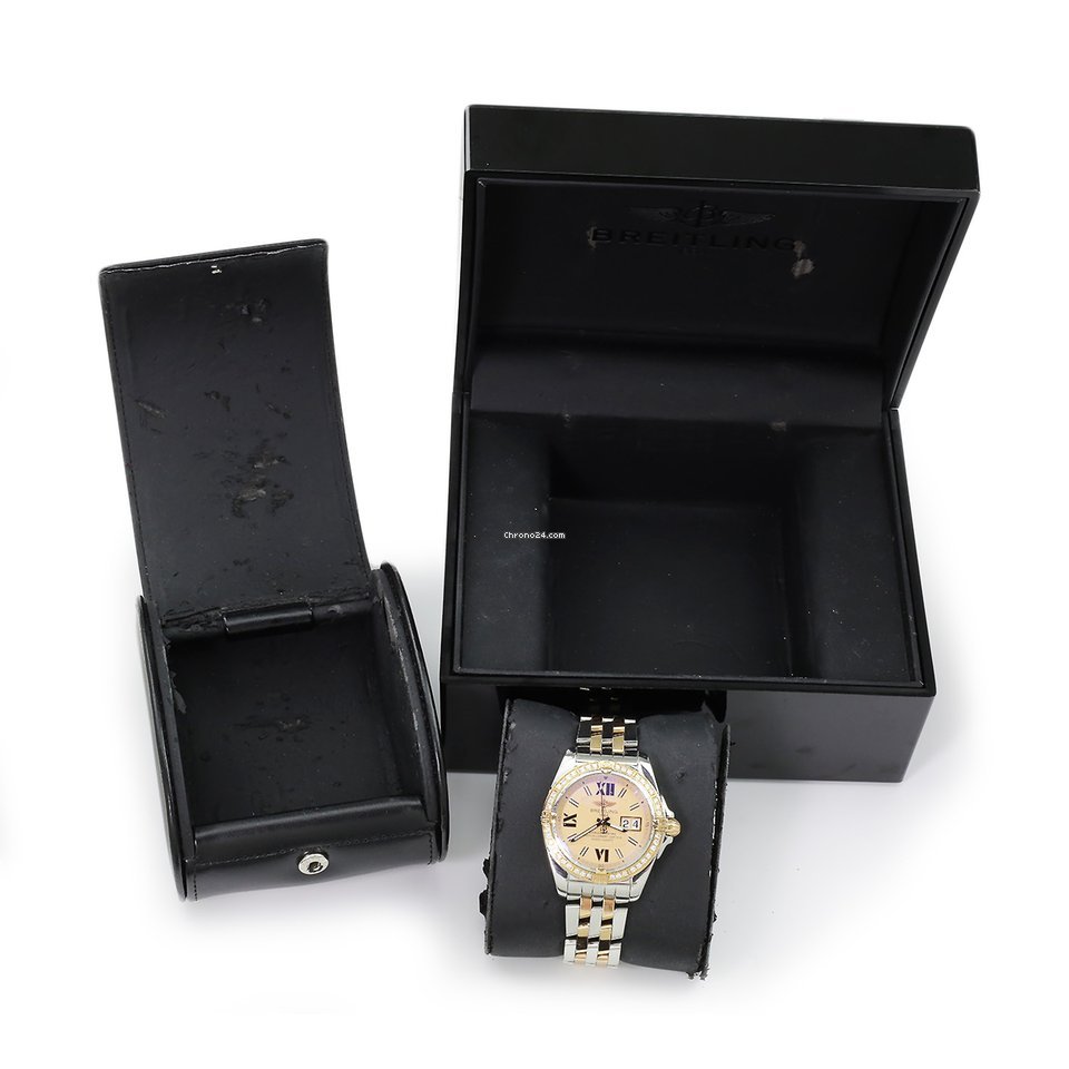 Breitling Galactic 41 Mens watch Unisex Automatic Gold Steel C49350 Replica 4