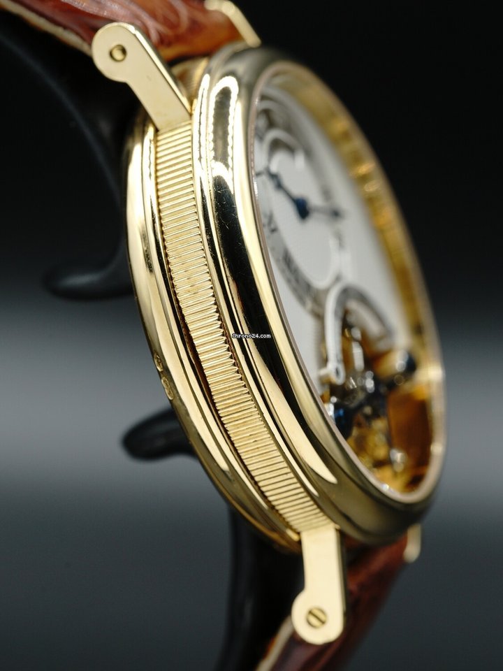 IMG_9081 Breguet Classique Complications Mens watch Unisex Manual winding Yellow gold 3357BA Replica 4