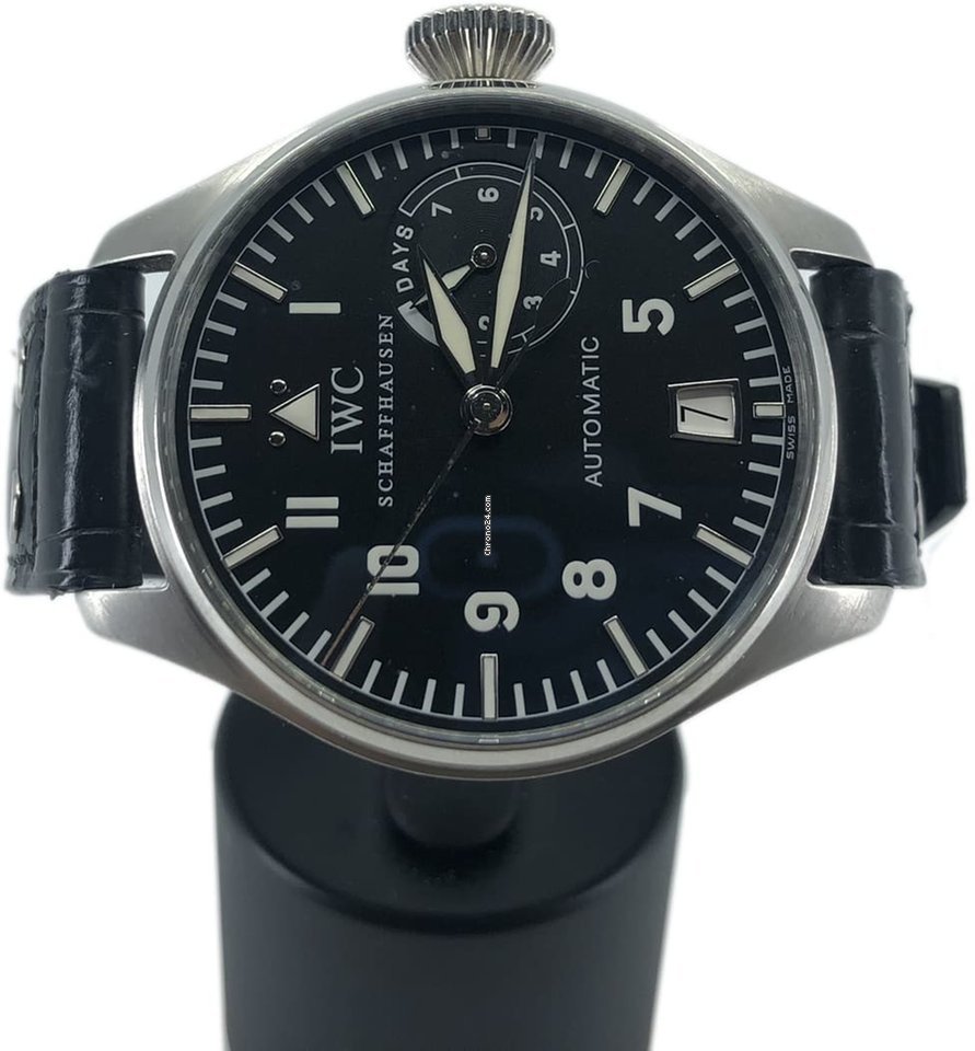 IMG_9081 IWC Big Pilot Mens watch Unisex Automatic Platinum IW5002-03 Replica 4