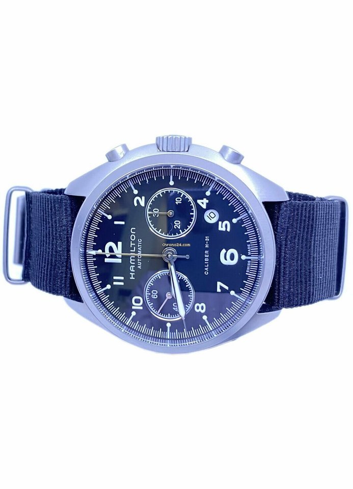 Hamilton Khaki Pilot Pioneer Mens watch Unisex Automatic Steel H76456435 Replica 4