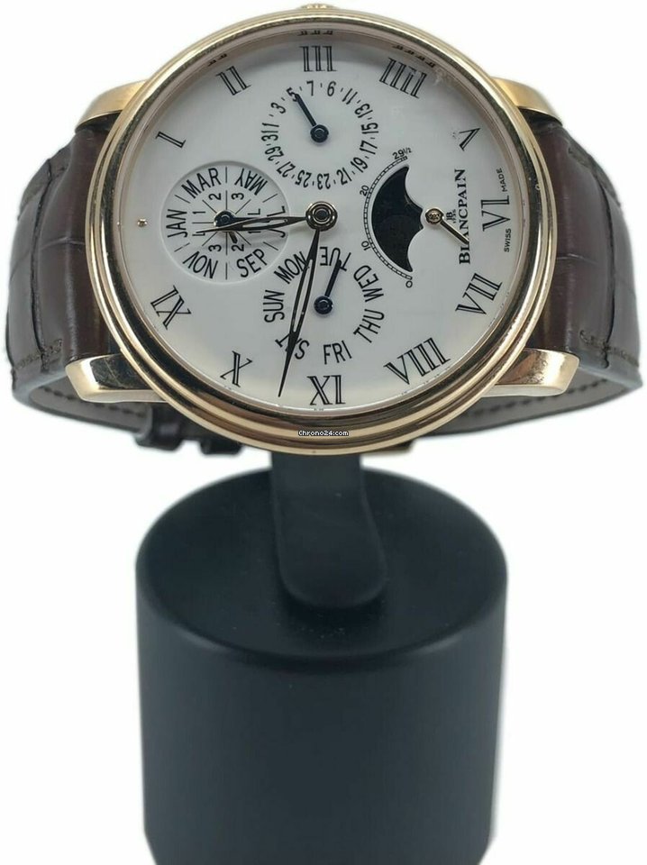 IMG_9081 Blancpain Villeret Mens watch Unisex Automatic Red gold 6659-3631-55B Replica 4