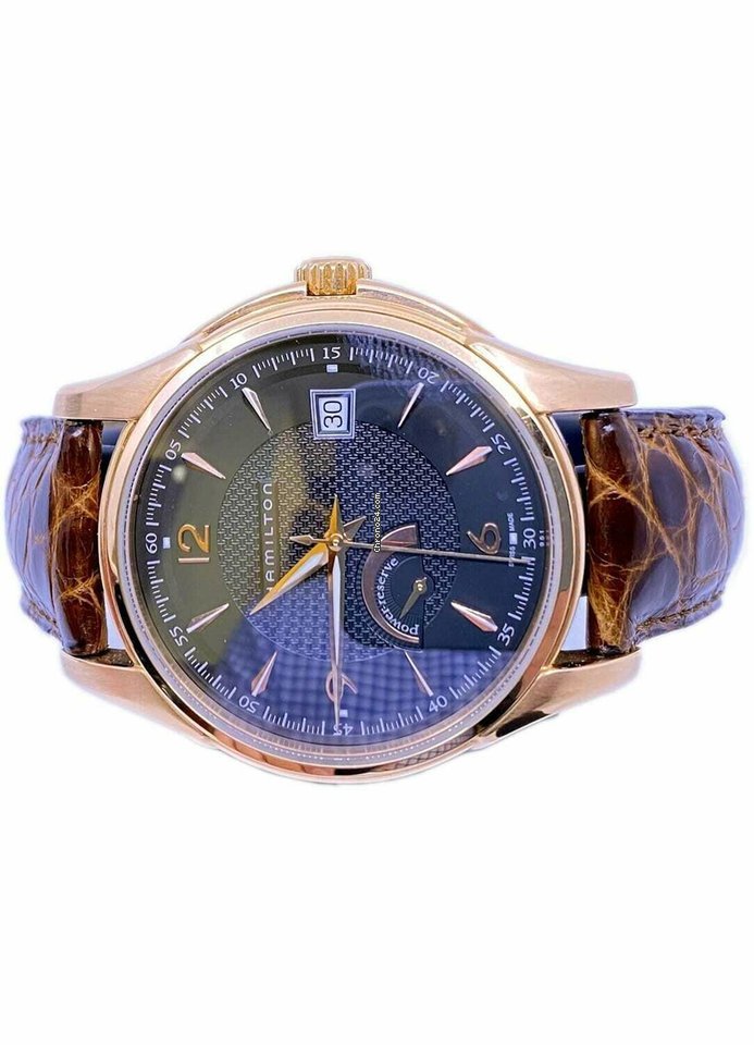 IMG_9081 Hamilton Jazzmaster Mens watch Unisex Automatic Rose gold H32549595 Replica 4