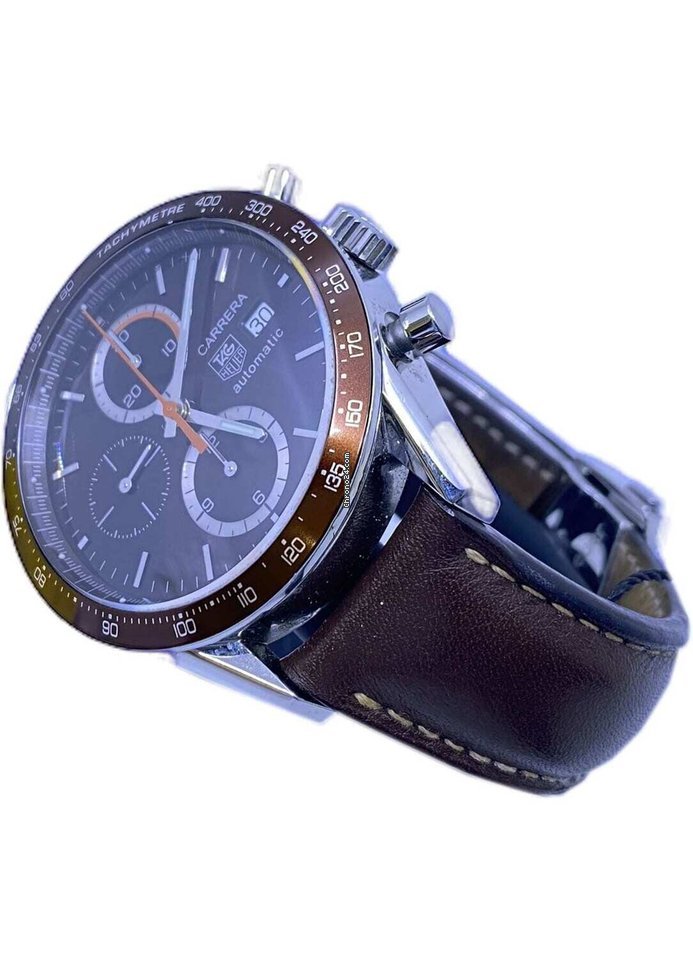 IMG_9081 TAG Heuer Carrera Calibre 16 Mens watch Unisex Automatic Steel 16 CV2013-2 Replica 4