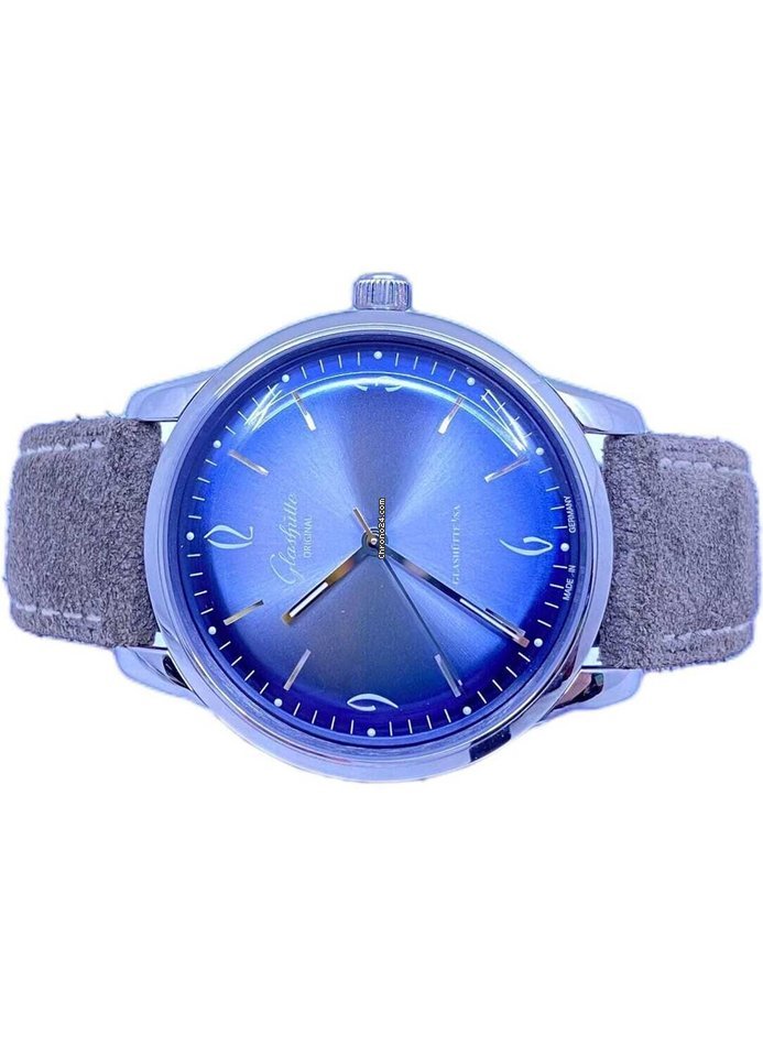 IMG_9081 Glashutte Original Sixties Mens watch Unisex Automatic Steel 1-39-52-14-02-04 Replica 4
