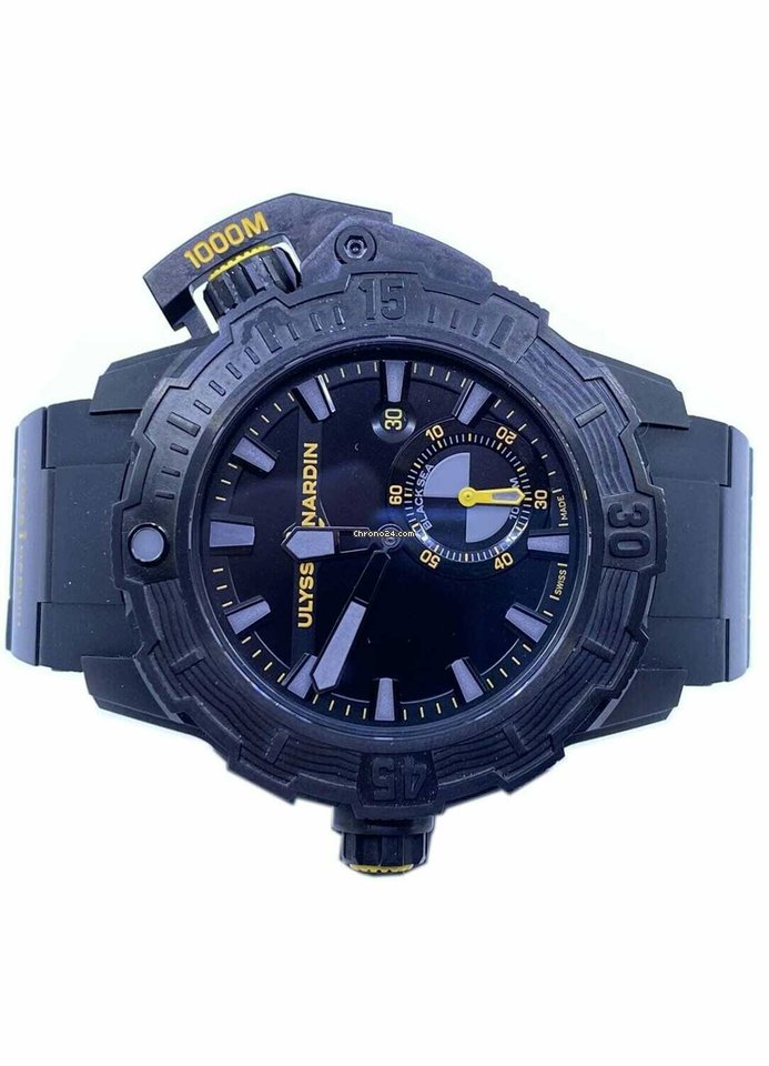 IMG_9081 Ulysse Nardin Mens watch Unisex Automatic Titanium 3203-500LE-3 BLACK-OMW Replica 4