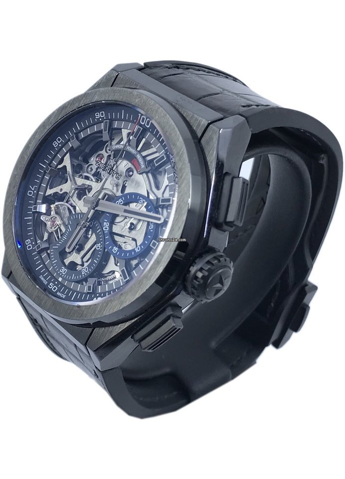 IMG_9081 Zenith Defy El Primero Mens watch Unisex Automatic Ceramic 21 49.9000.9004 78.R582 Replica 4