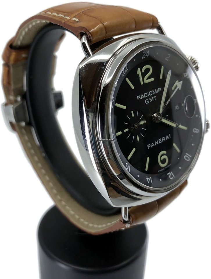 IMG_9081 Panerai Radiomir GMT Mens watch Unisex Automatic Steel GMT PAM00184 Replica 4