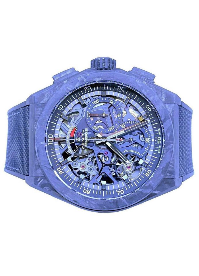 Zenith Defy El Primero Mens watch Unisex Automatic Ceramic 21 49.9000.9004 78.M9000 Replica 4