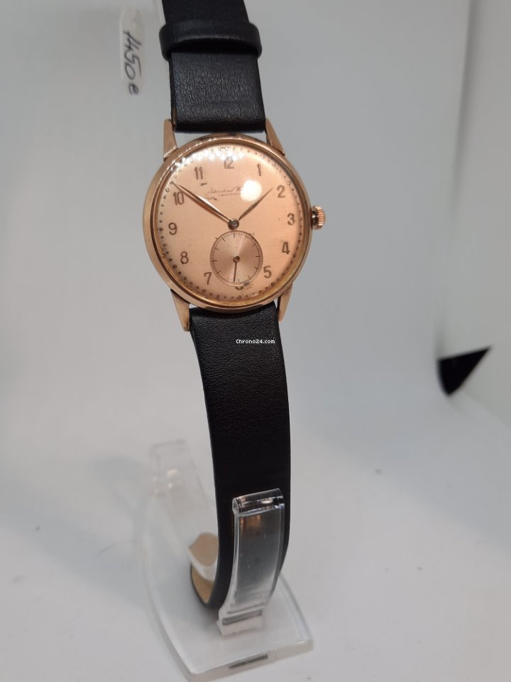 IMG_9081 IWC Mens watch Unisex Manual winding Rose gold c62 Replica 4