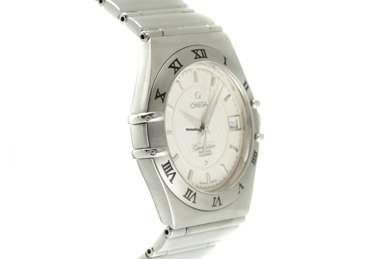 Omega Constellation Mens watch Unisex Quartz Steel 1552.30.00 Replica 4