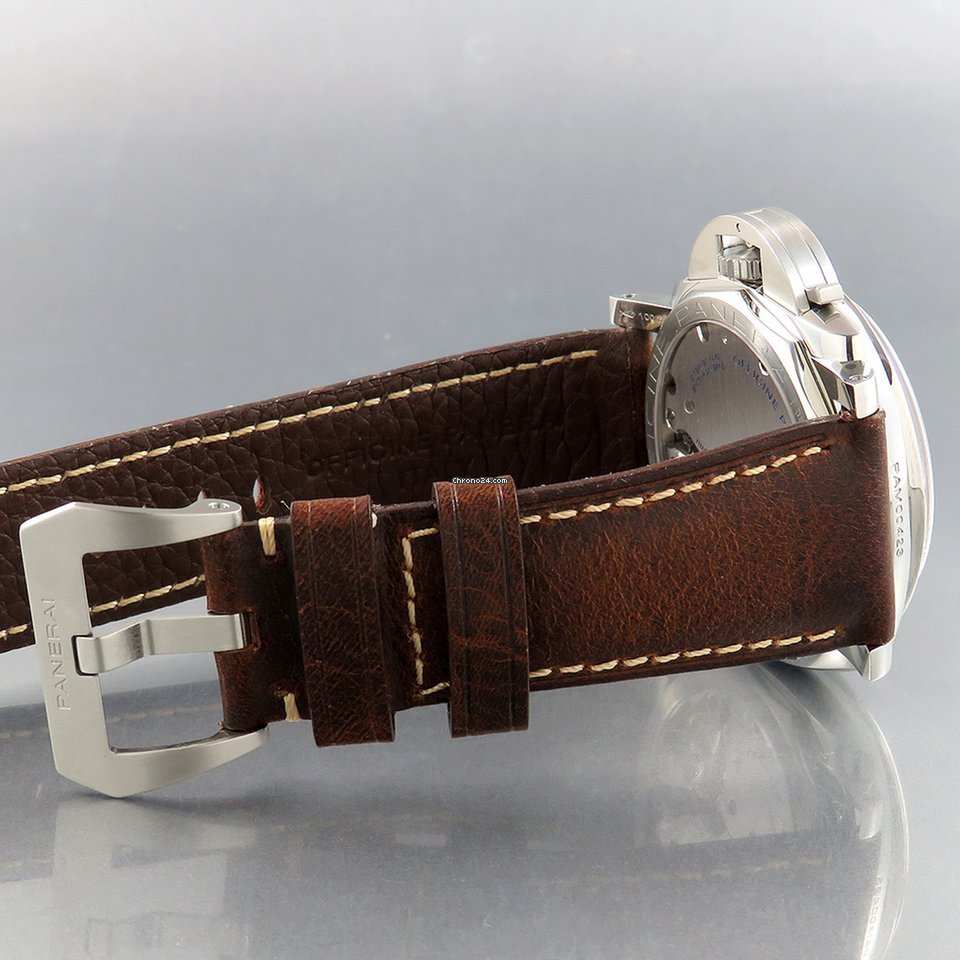 IMG_9081 Panerai Luminor 1950 3 Days Power Reserve Mens watch Unisex Manual winding Steel PAM 00423orPAM 423 Replica 4