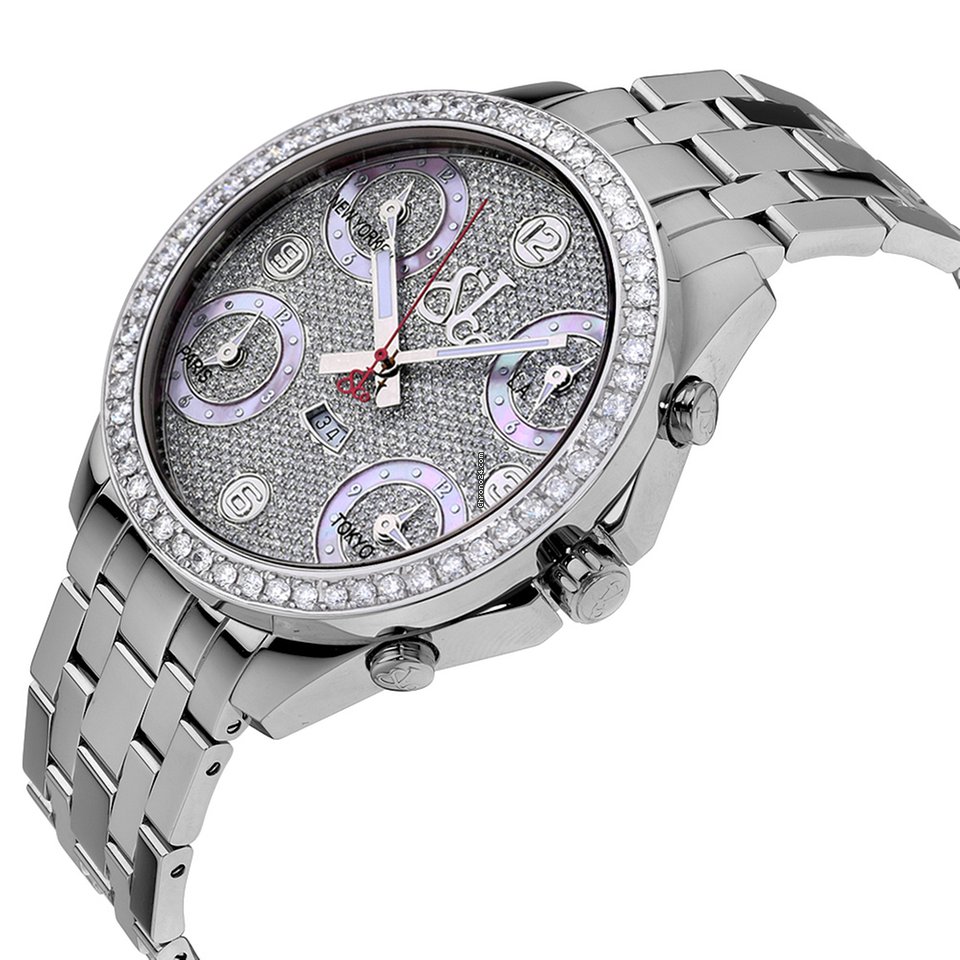 IMG_9081 Jacob & Co. Five Time Zone Mens watch Unisex Quartz Steel JC30Y Replica 4