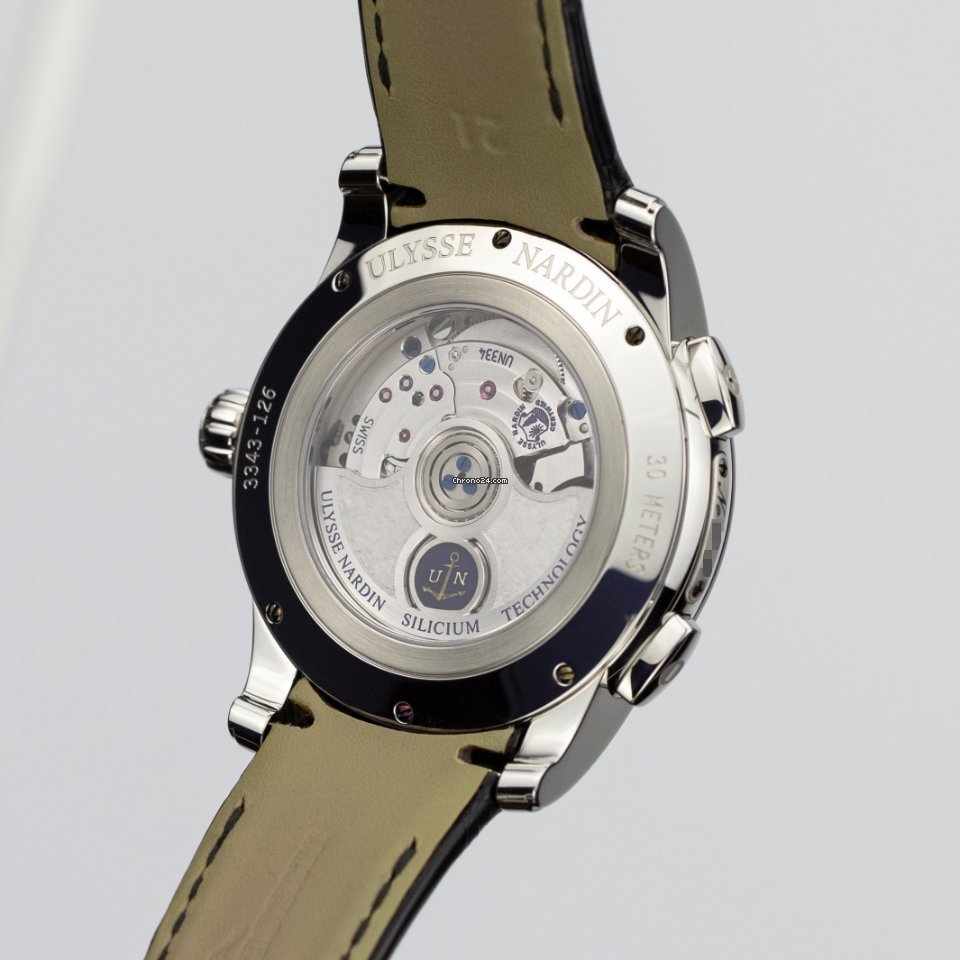 IMG_9081 Ulysse Nardin Dual Time Mens watch Unisex Automatic Steel 3343-126 91 Replica 4