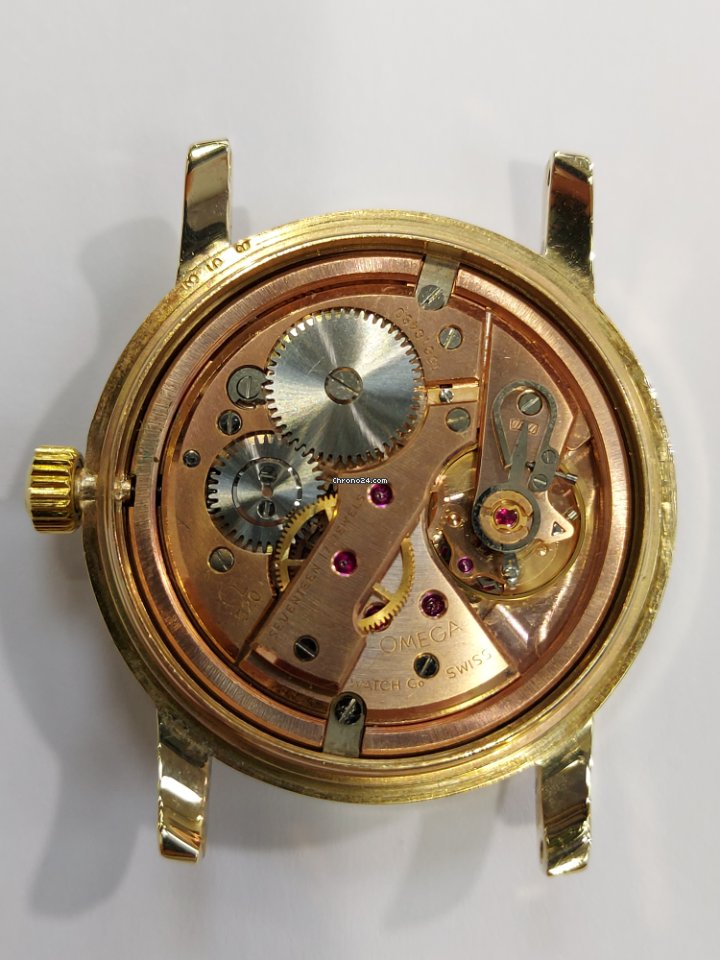 IMG_9081 Omega Seamaster Mens watch Unisex Manual winding Yellow gold 998358 Replica 4