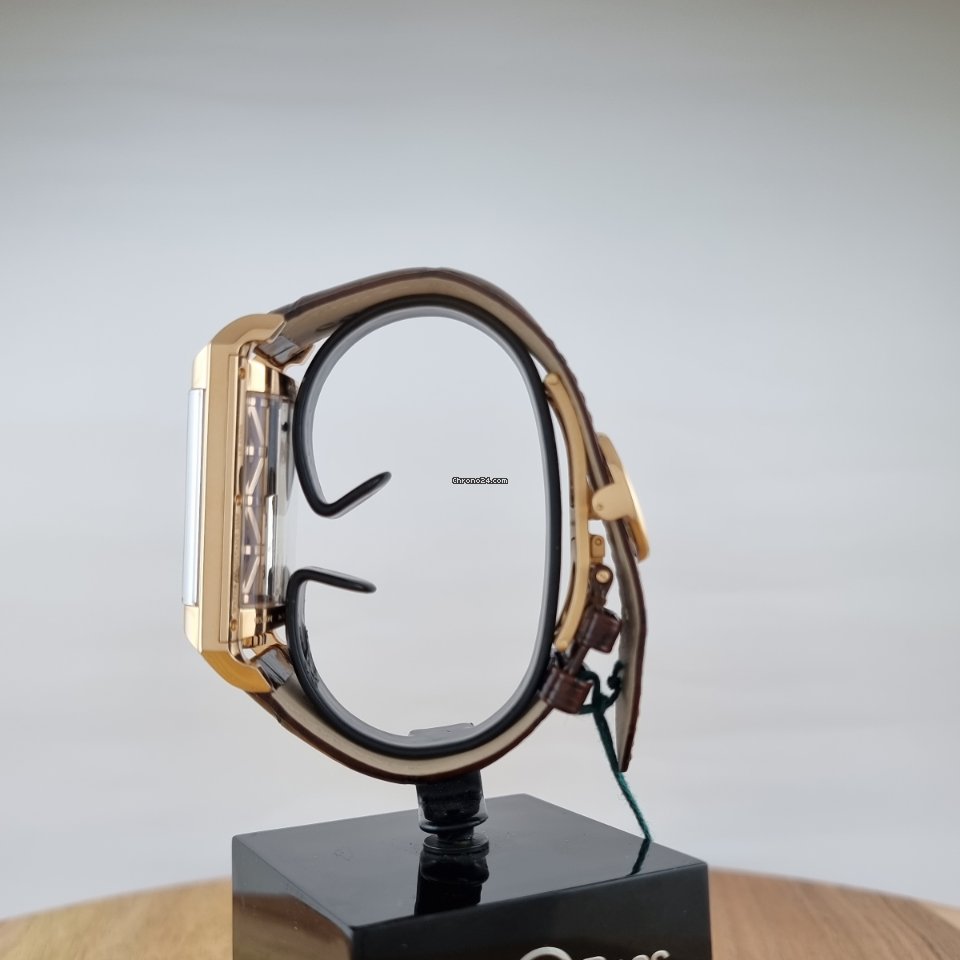 Corum Golden Bridge Mens watch Unisex Automatic Rose gold B313 03296 Replica 4