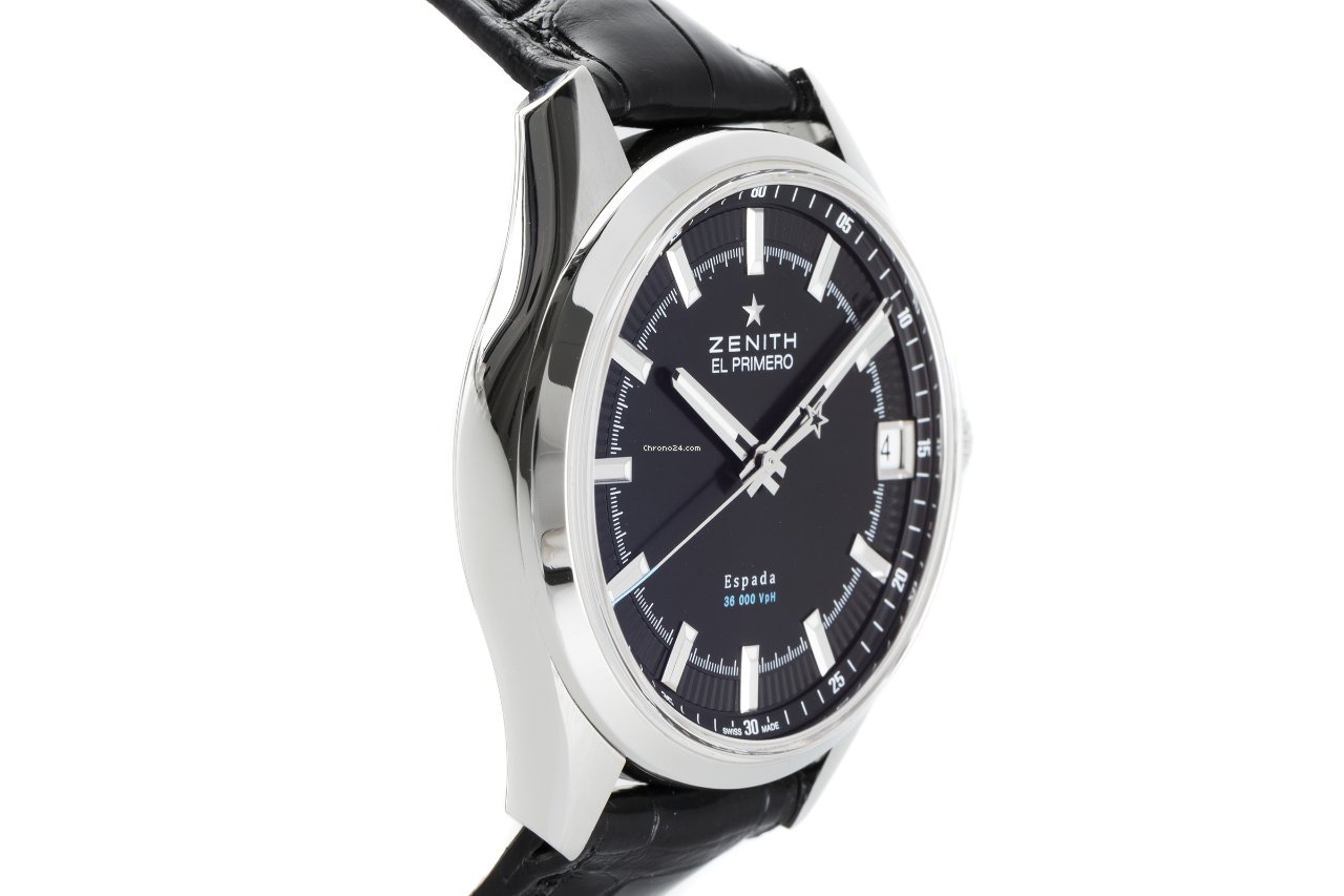 IMG_9081 Zenith El Primero Espada Mens watch Unisex Automatic Steel 03.2170.4650 Replica 4