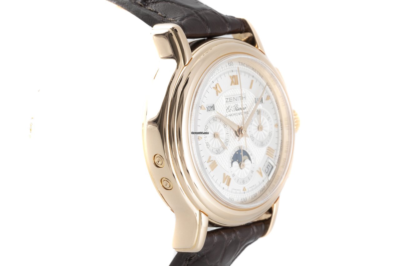 IMG_9081 Zenith El Primero Mens watch Unisex Automatic Red gold 17.0240.410 Replica 4
