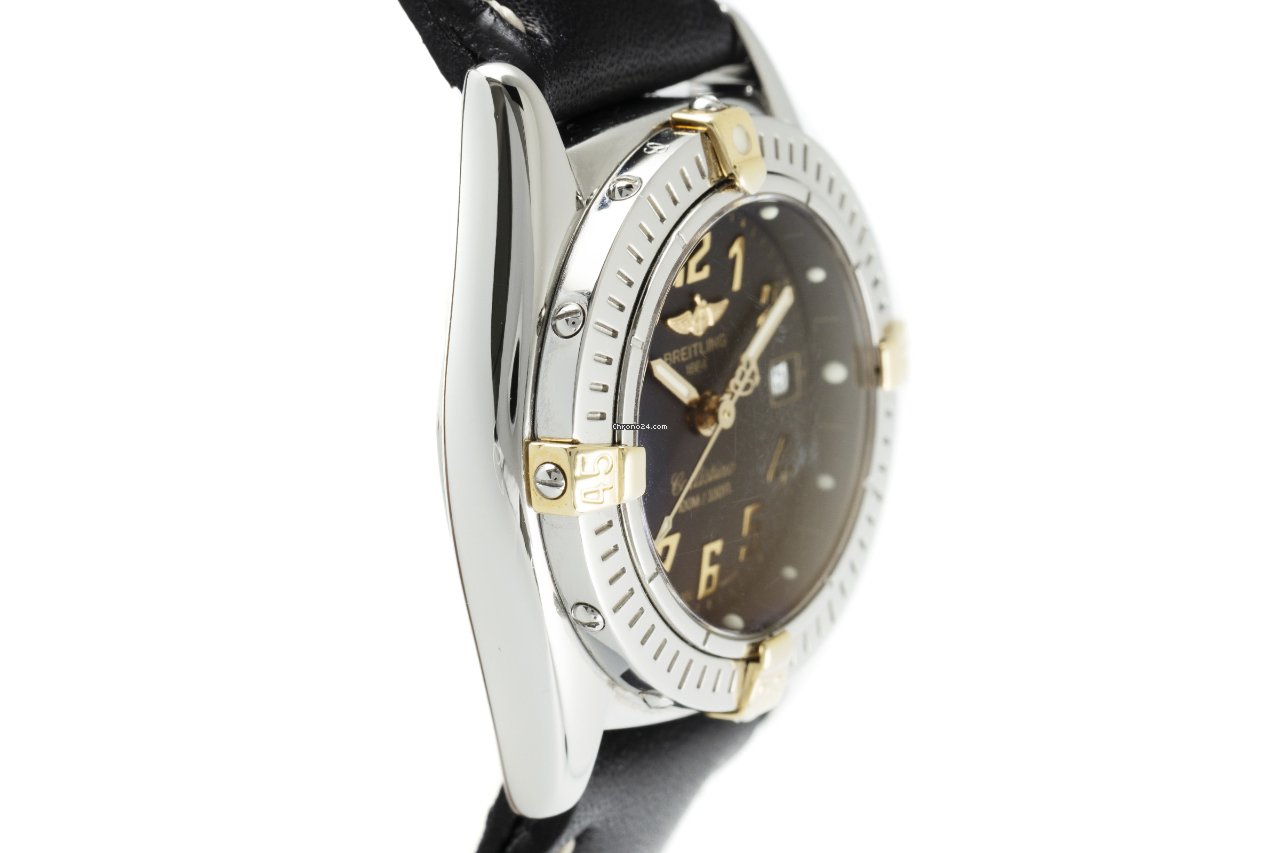 IMG_9081 Breitling Callistino Womens watch Quartz Gold Steel B52345 Replica 4
