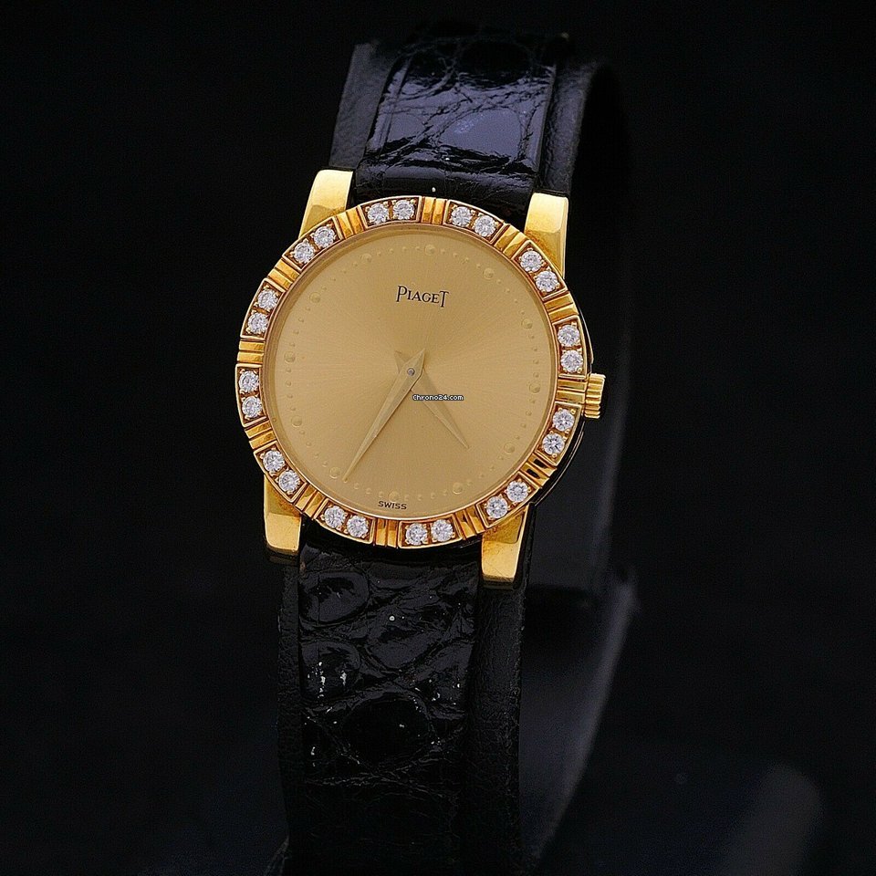 IMG_9081 Piaget Dancer Womens watch Quartz Yellow gold 80464 Replica 4