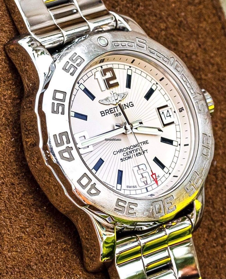 IMG_9081 Breitling Colt Lady Womens watch Quartz Steel A 77387 Replica 4