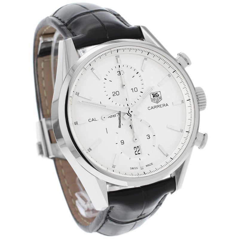 IMG_9081 TAG Heuer Carrera Calibre 1887 Mens watch Unisex Steel CAR2111.FC6266 Replica 4