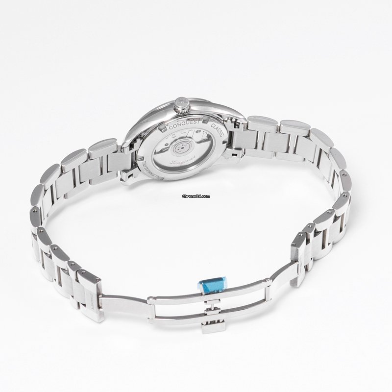IMG_9081 Longines Conquest Classic Womens watch Automatic Steel L22854586 Replica 4