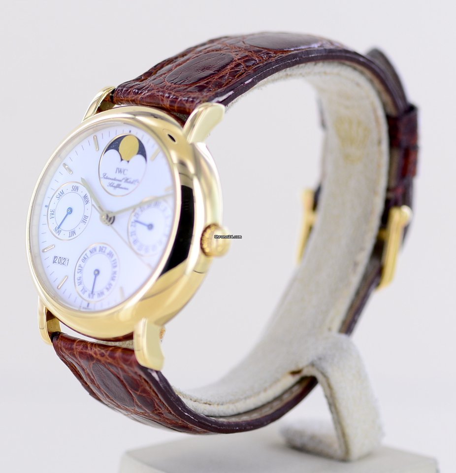 IMG_9081 IWC Portofino Mens watch Unisex Automatic Yellow gold 3541-001 Replica 4
