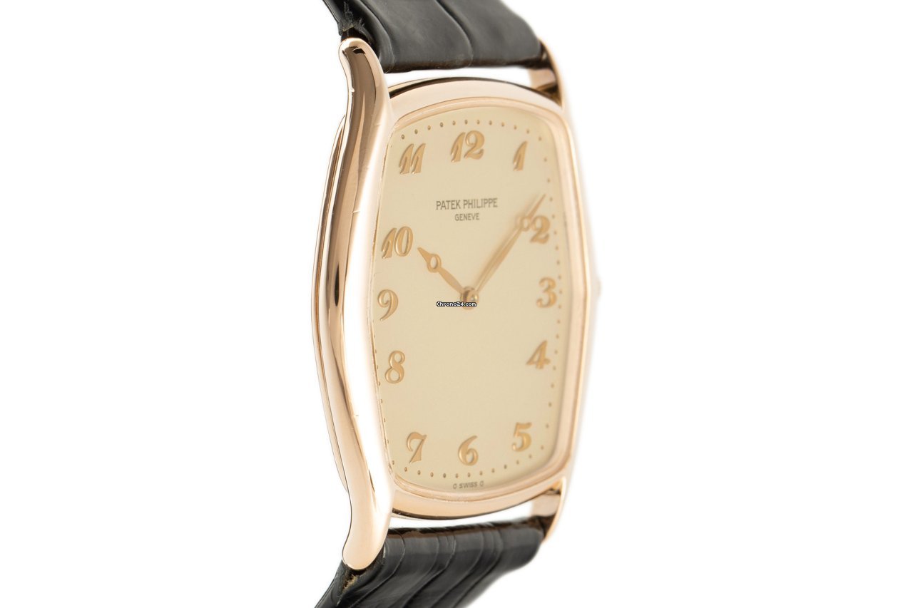 IMG_9081 Patek Philippe Gondolo Mens watch Unisex Manual winding Red gold 3842 Replica 4
