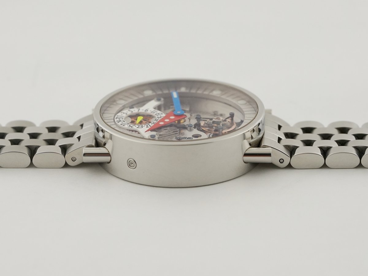 Alain Silberstein Mens watch Unisex Manual winding Steel TMA1-001 Replica 4