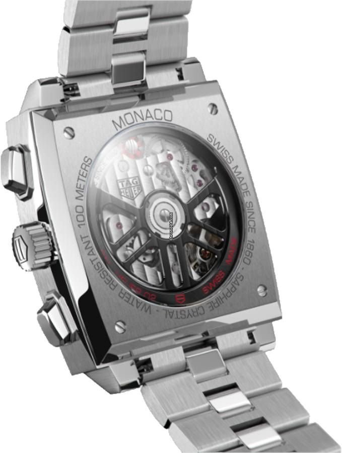 TAG Heuer Monaco Mens watch Unisex Automatic Steel CBL2113-BA0644 Replica 4