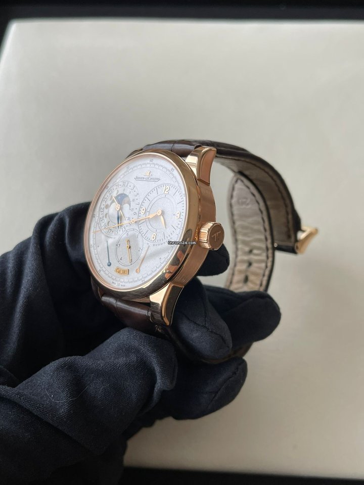 IMG_9081 Jaeger-LeCoultre Duometre Mens watch Unisex Manual winding Rose gold Q6042521 Replica 4