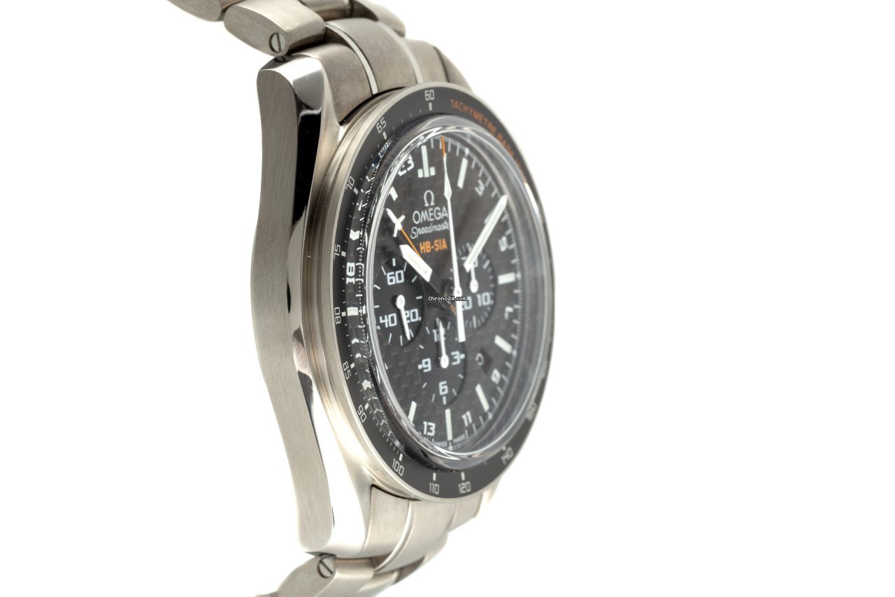 Omega Speedmaster HB-SIA Mens watch Unisex Automatic Titanium 321.90.44.52.01.001 Replica 4