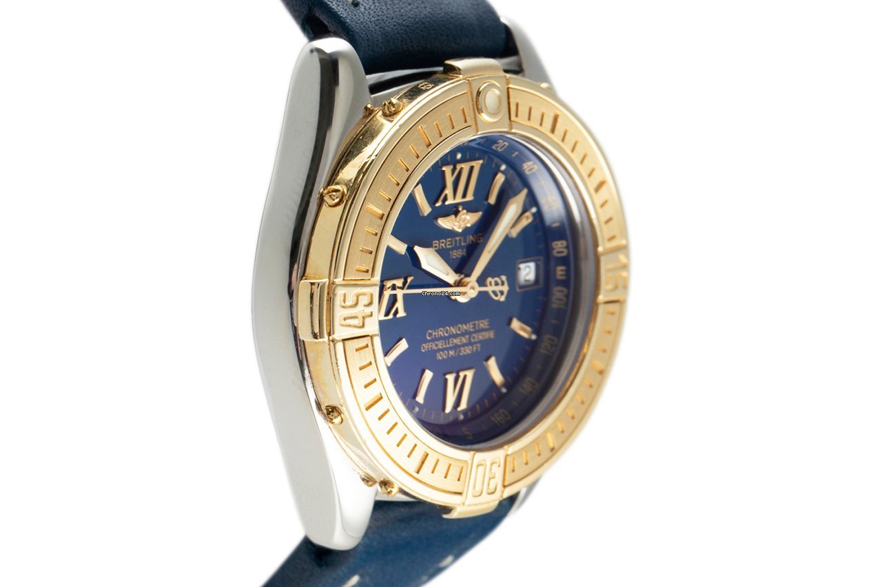 Breitling Womens watch Quartz Gold Steel D71365 Replica 4