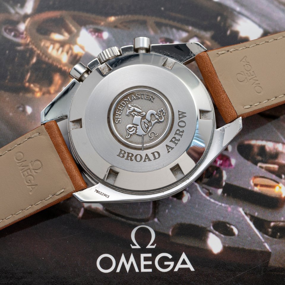 IMG_9081 Omega Speedmaster Broad Arrow Mens watch Unisex Automatic Steel 38512012 Replica 4