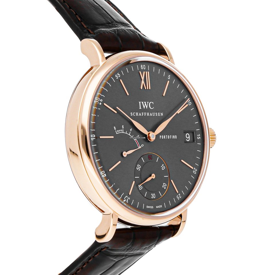 IMG_9081 IWC Portofino Hand-Wound Mens watch Unisex Manual winding Rose gold IW5101-04 Replica 4