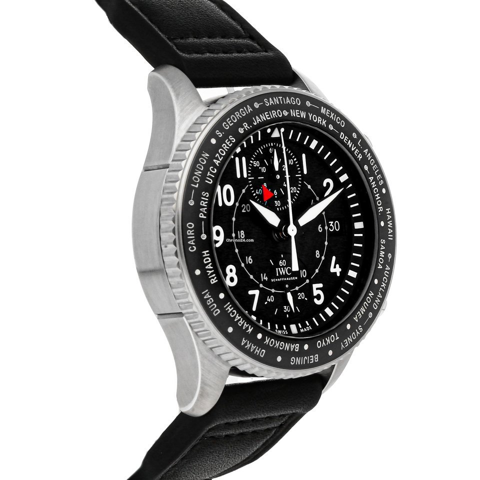 IMG_9081 IWC Pilot Chronograph Mens watch Unisex Automatic Steel IW3950-01 Replica 4