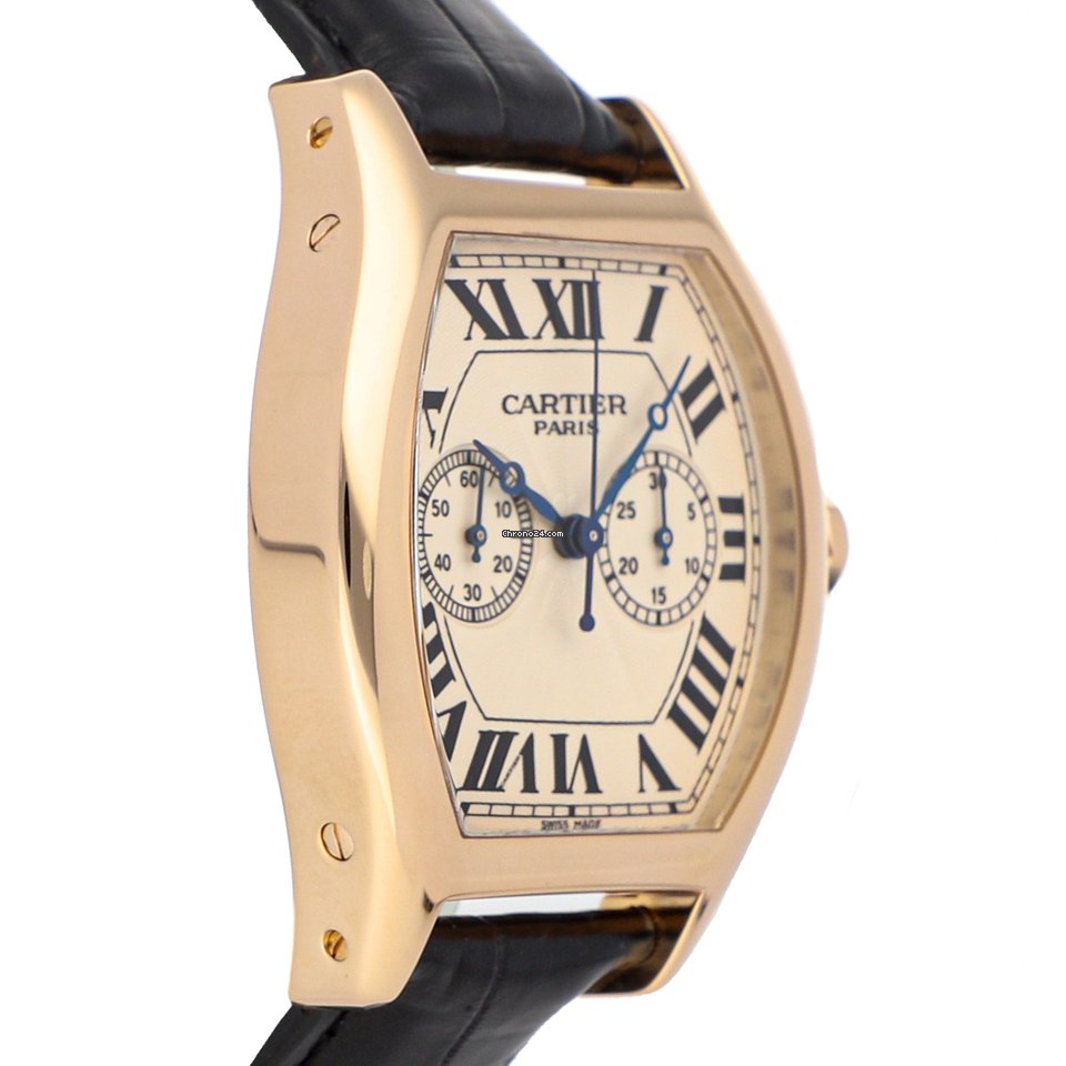 IMG_9081 Cartier Tortue Mens watch Unisex Manual winding Rose gold W1547451 Replica 4