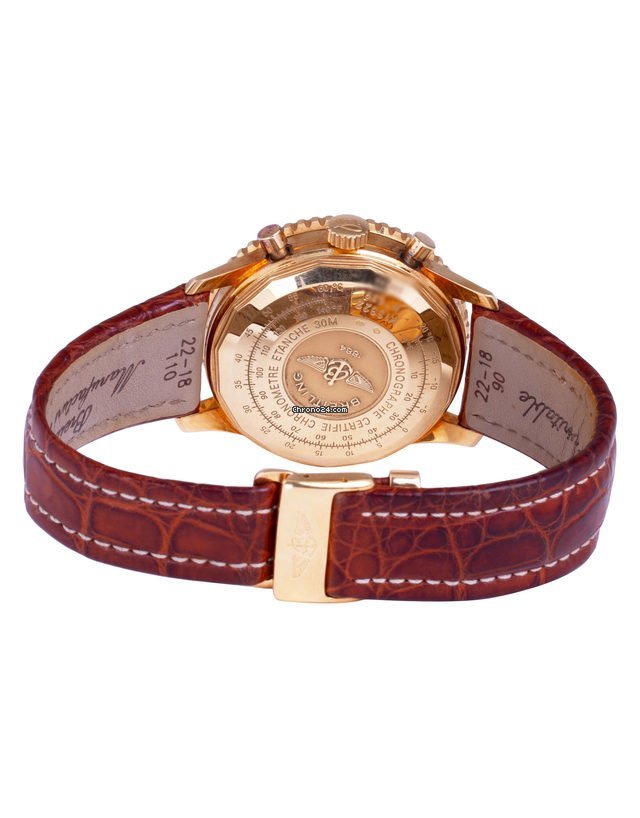 Breitling Old Navitimer Mens watch Unisex Automatic Yellow gold K13322 Replica 4